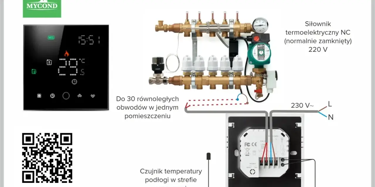 Czujnik temperatury podłogi gdzie zamontować, aby uniknąć błędów w instalacji