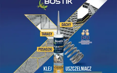 Bostik FlexPro PU 811 - elastyczny uszczelniacz poliuretanowy do dachów, tarasów i posadzek. Ekstremalnie wytrzymały i elastyczny.