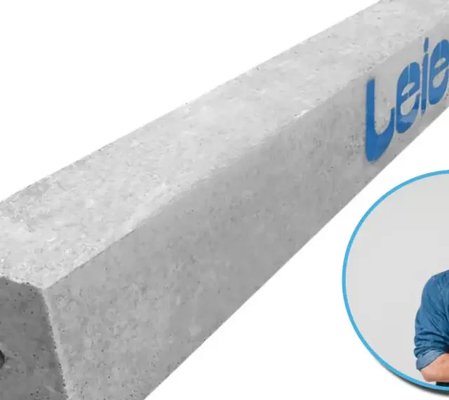 Betonowy nadproże Leier z logo. Zastanawiasz się, czy to dobry wybór do Twojej budowy?