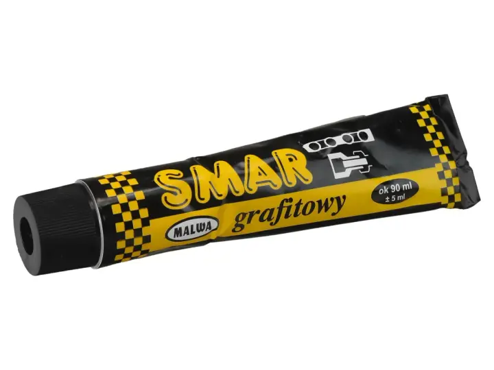 Smar grafitowy Malwa do czego? Do smarowania łańcuchów, przegubów i innych elementów narażonych na tarcie.