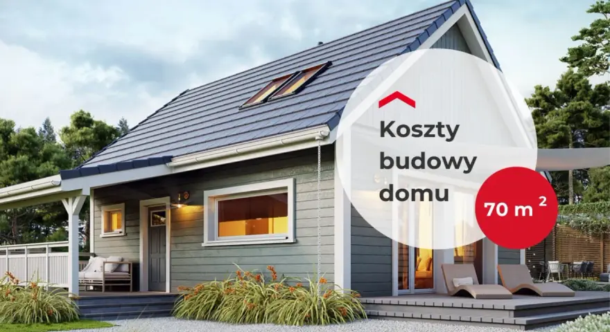 Nowoczesny domek na zgłoszenie o powierzchni 70 m², z tarasem i wygodnymi leżakami. Idealny na spokojne życie.