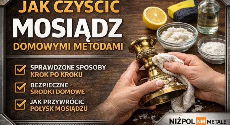 Jak wyczyścić mosiądz domowymi metodami? Zobacz sprawdzone sposoby na przywrócenie blasku. Cytryna, sól i soda to klucz do sukcesu.
