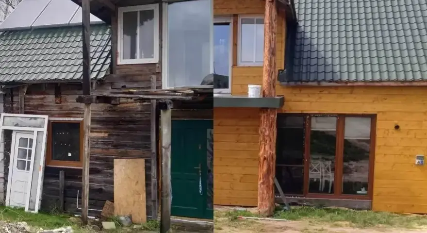 Remont starego domu od czego zacząć? Zobacz metamorfozę! Stary, drewniany dom zyskał nowe oblicze: nowa elewacja, okna i dach.